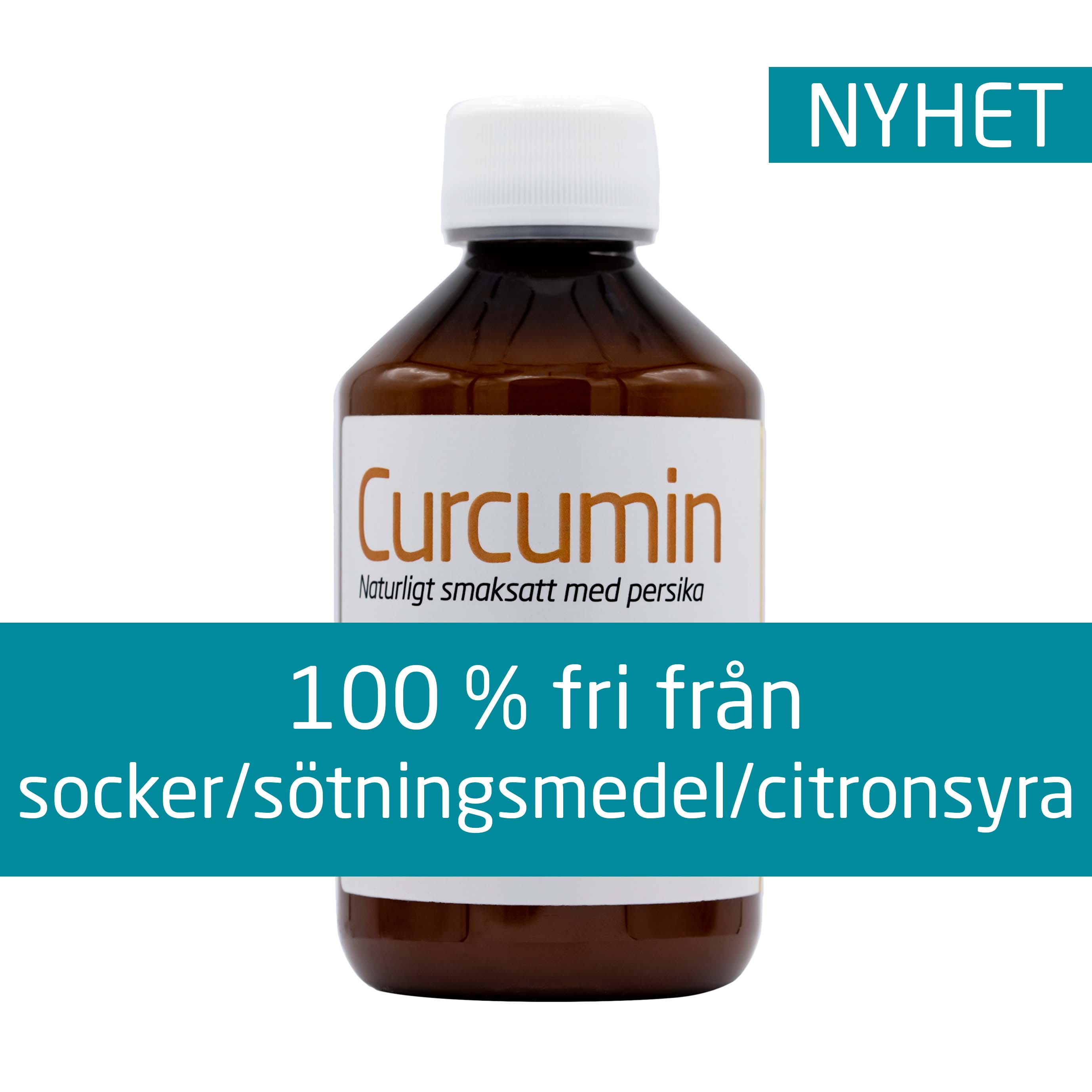 Liposomal Curcumin med smak av persika